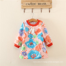 chine usine enfants personnalisé coton sweat robe shenzhen enfants vêtements robe grossiste prix